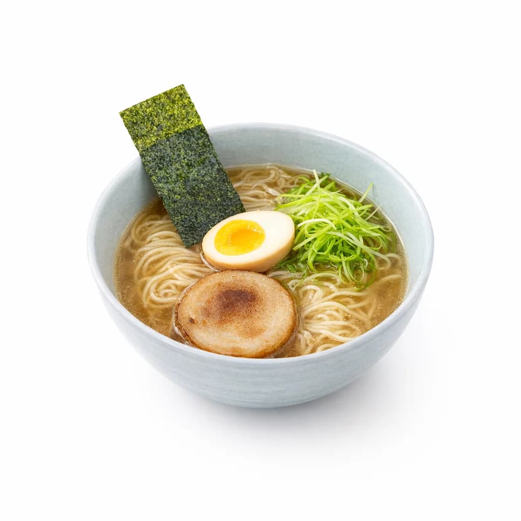 Enhanced ramen in Clean Product style