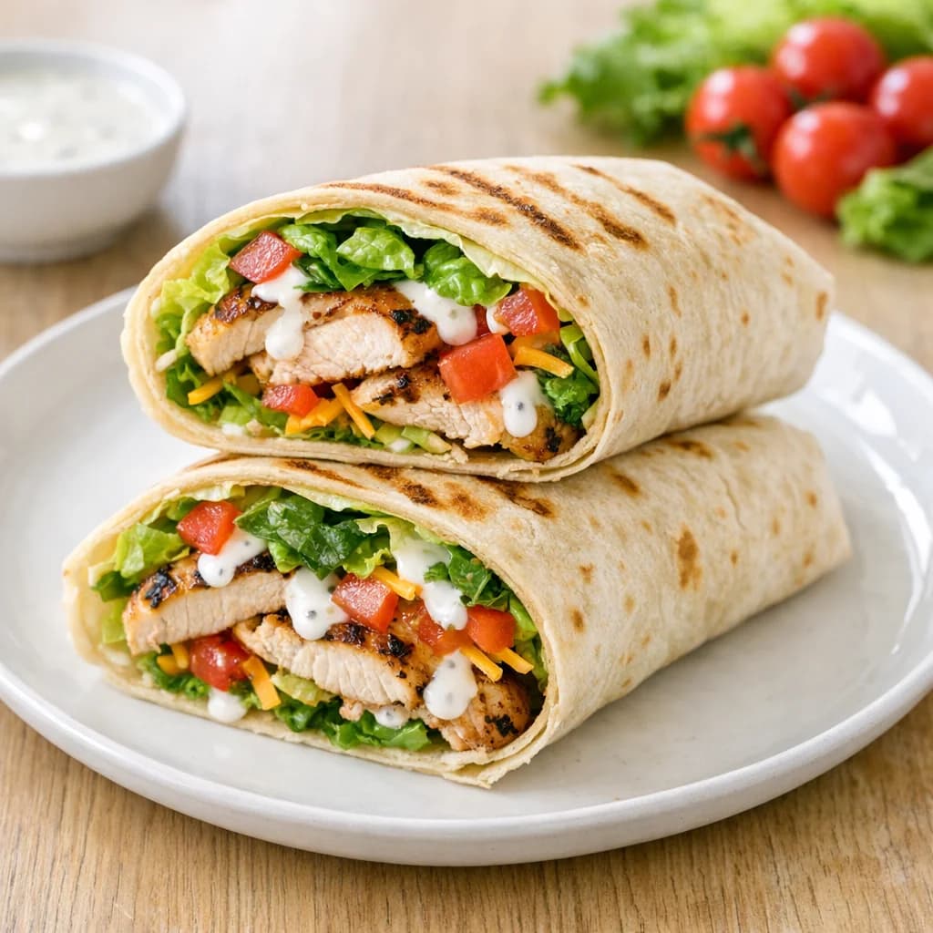 Chicken Wrap food photo for delivery menu